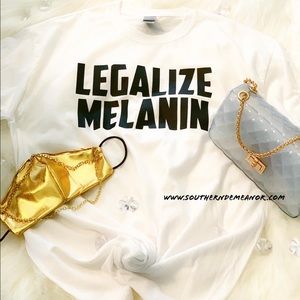 “Legalize Melanin” Statement Tshirt